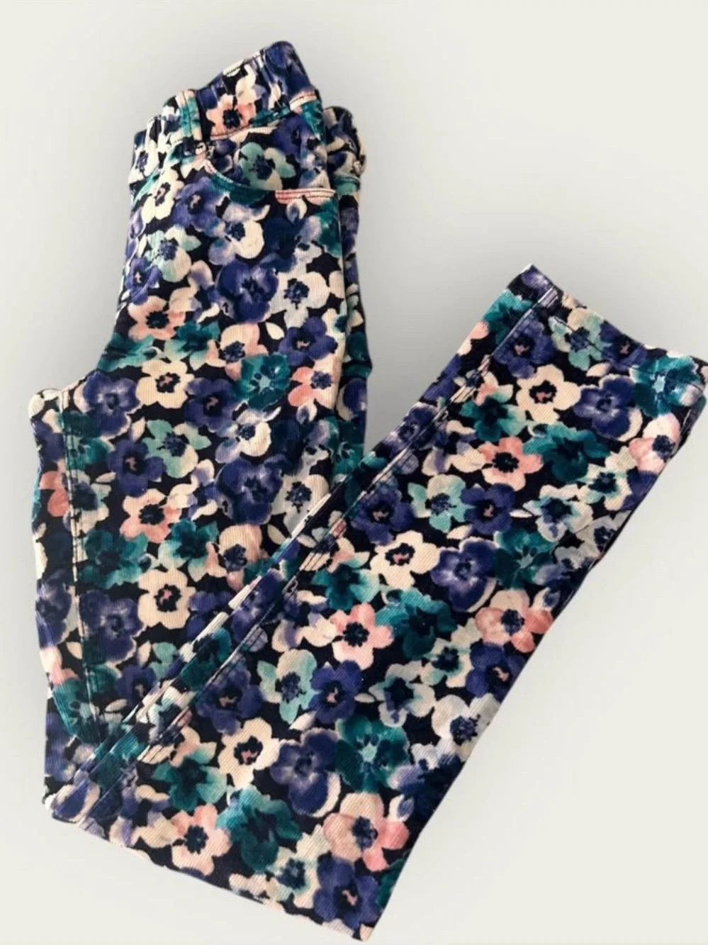 Girl Gymboree floral pants size 8